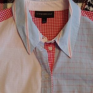 Preppy Mixed Plaid Button-Down 16